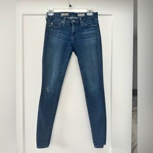 Ag high rise skinny jeans